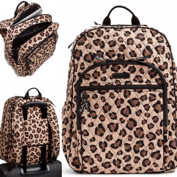 Leopard Vera Bradley Backpack on Sale 